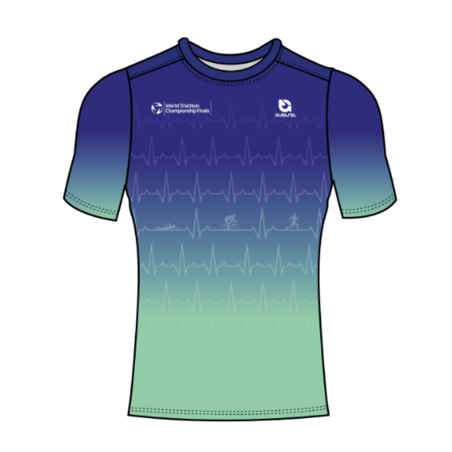 WTCF Heartbeat Fade Austral Performance Tee