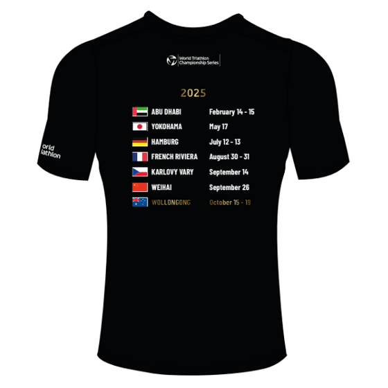 WTCS 2025 Series Austral Performance Tee - Black