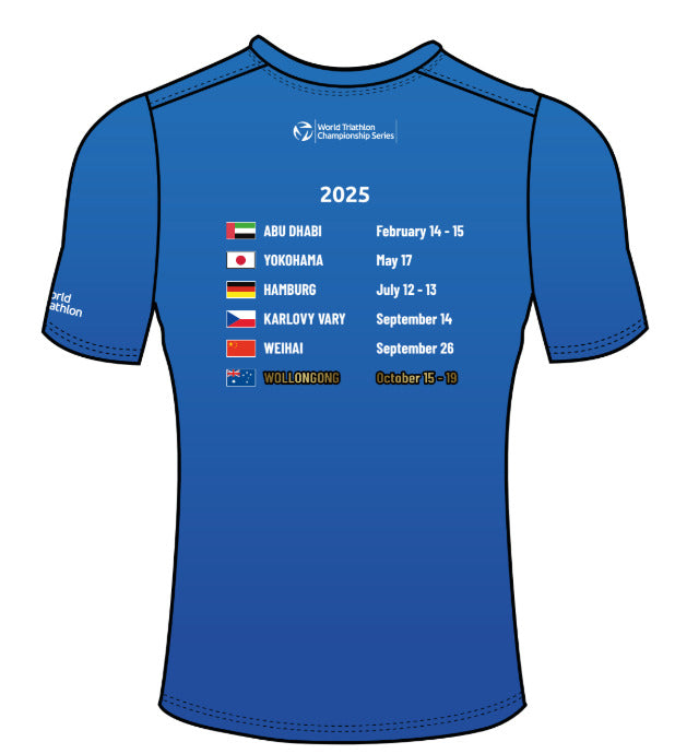 WTCS 2025 Series Austral Performance Tee - Blue