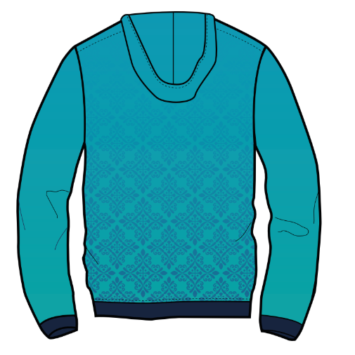 WMC Teal  Austral Pullover Hoodie
