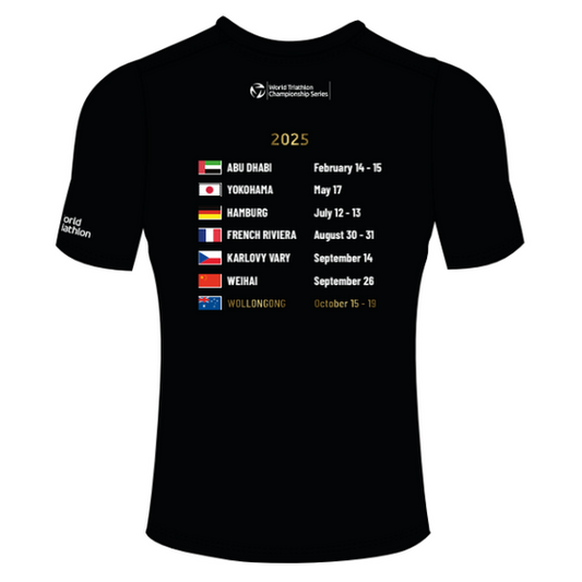 WTCS 2025 Series Austral Performance Tee - Black