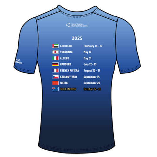 WTCS 2025 Series Austral Performance Tee - Blue