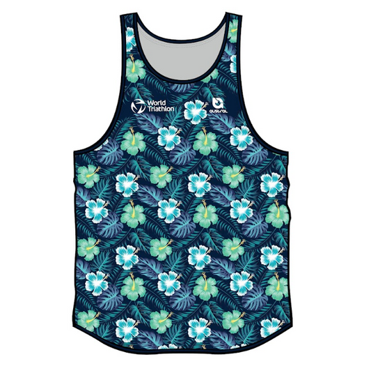 WT Tribiscus Austral Mens Performance Singlet