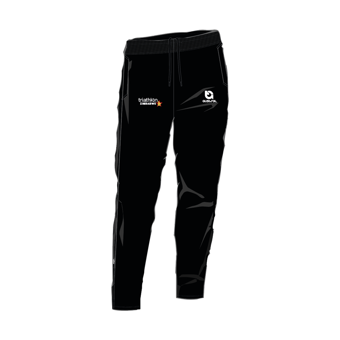 TriZimAG Austral Black Casual  Pants