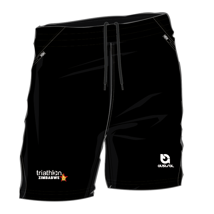 TriZimAG Austral Black Training Shorts