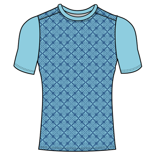 PV26 Light Blue BLANK Performance Tee