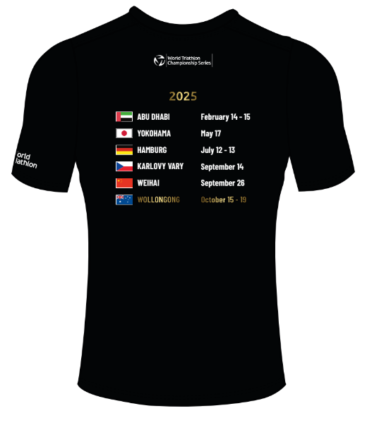 WTCS 2025 Series Austral Performance Tee - Black