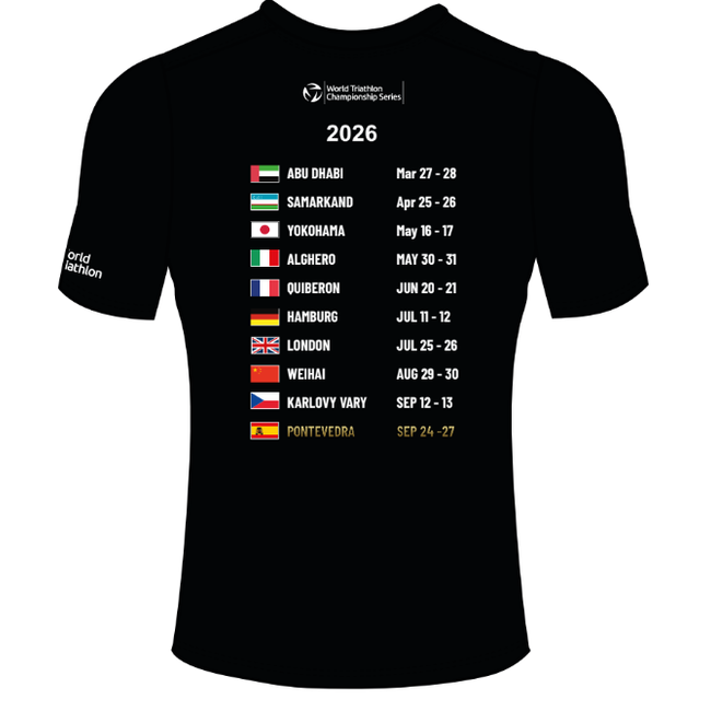 WTCS 2026 Series Austral Performance Tee - Black